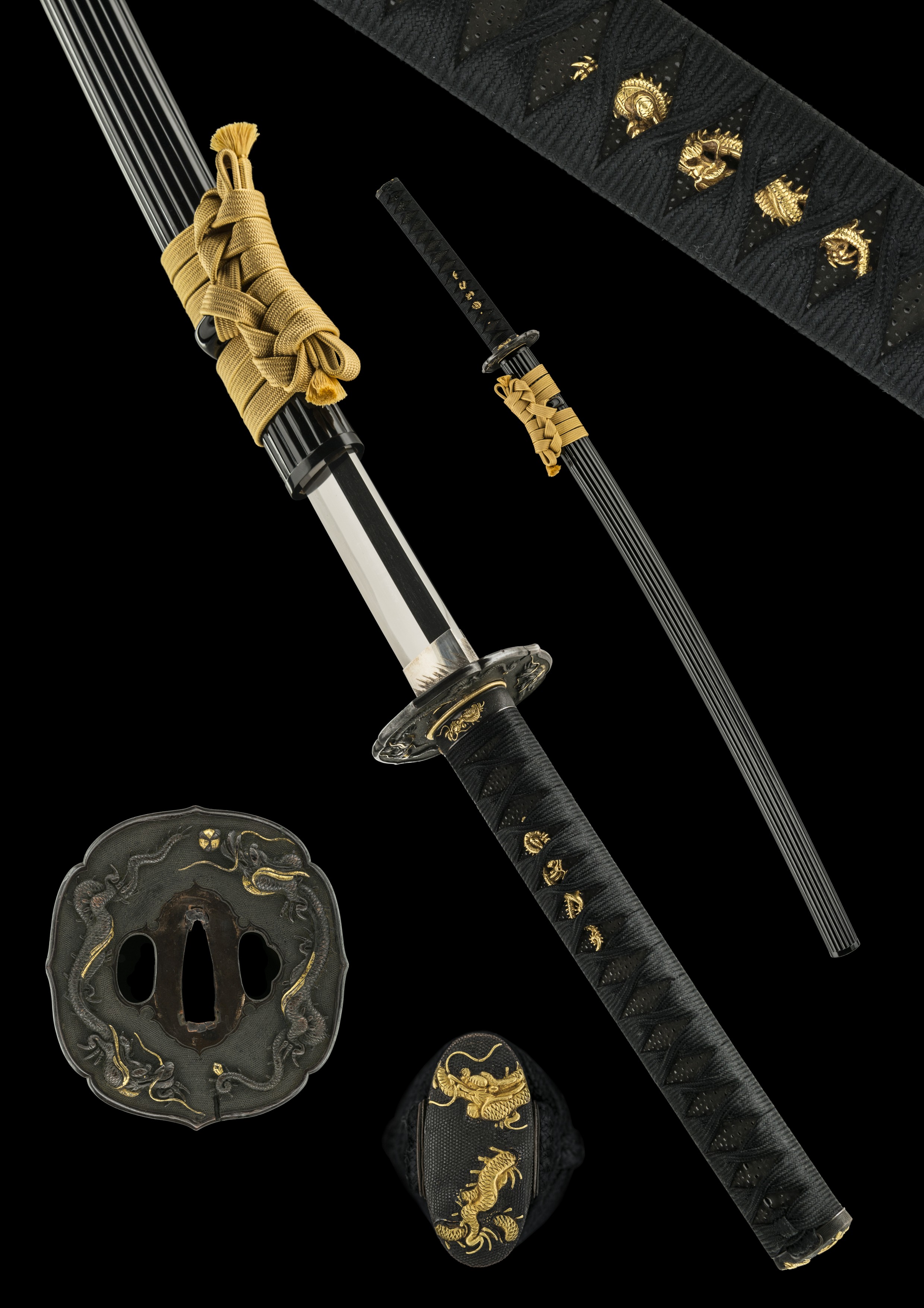 ujka291 - A Norikatsu Katana - Masame Dragon Koshirae Project
