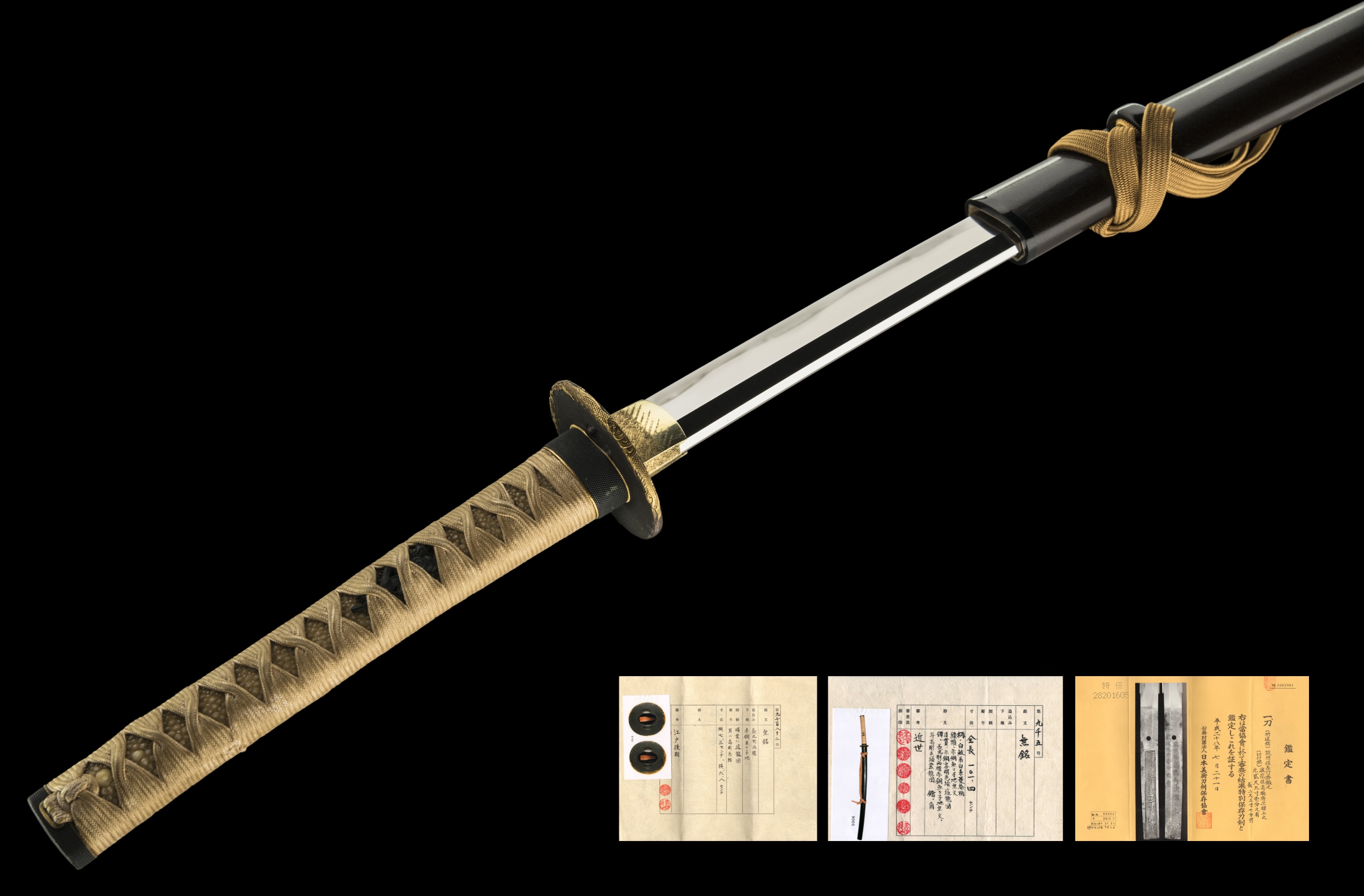 ujka293 - A Sa Yukihide Katana / 筑州住左行秀鍛之 刀
