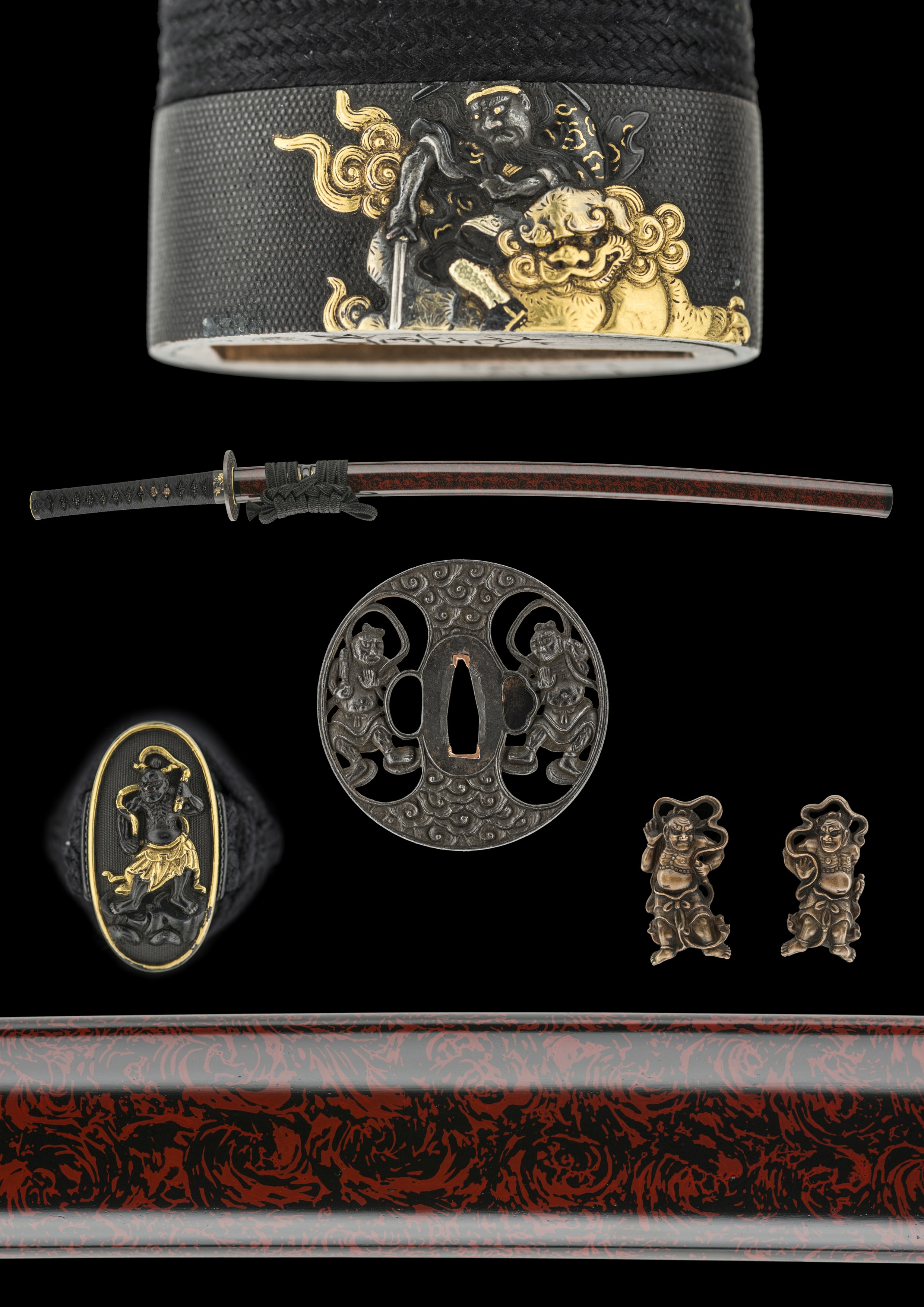 ujka322 - A Niô Kiyotsuna Katana - Buddhist Guardian Koshirae Project