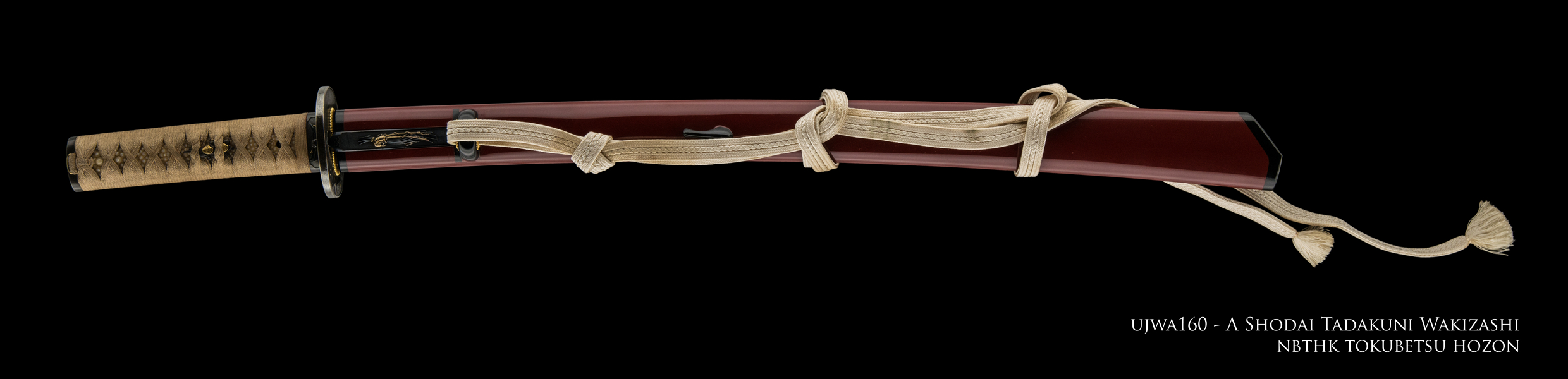Unique Japan Client Testimonials - ujwa160 A Shodai Tadakuni Wakizashi